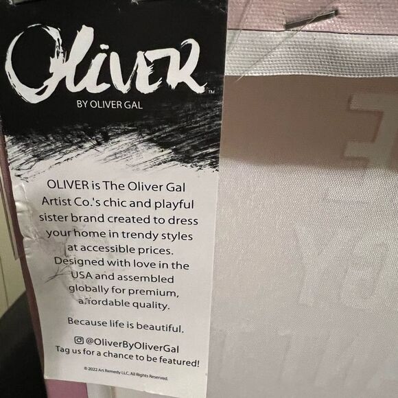 Oliver gallery Wall canvas 12x12 “Be the energy you want to create “ - Picture 4 of 6